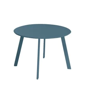 Table Marzia Bleu Acier Acier 60 x 60 x 42 cm de BigBuy Home, Tables de service - Réf : S8700641, Prix : 53,98 €, Remise : %