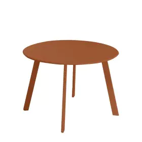 Mesa Marzia Terracota Aço 60 x 60 x 42 cm de BigBuy Home, Mesas auxiliares - Ref: S8700642, Preço: 54,40 €, Desconto: %