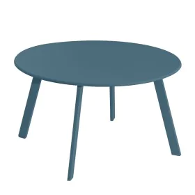 Table Marzia Steel Blue Steel 70 x 70 x 40 cm by BigBuy Home, Side Tables - Ref: S8700644, Price: 61,31 €, Discount: %