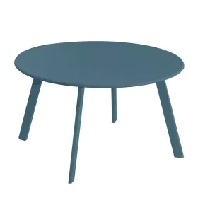 Table Marzia Steel Blue Steel 70 x 70 x 40 cm by BigBuy Home, Side Tables - Ref: S8700644, Price: 63,28 €, Discount: %