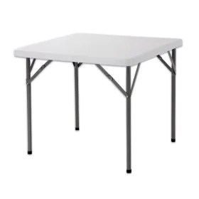 Mesa Plegable Catering Blanco 87 x 87 x 74 cm de BigBuy Garden, Mesas de picnic - Ref: S8700665, Precio: 53,98 €, Descuento: %