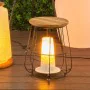 Side table Dewi Brown Wood Teak 36,5 x 36,5 x 44,5 cm by BigBuy Garden, Side Tables - Ref: S8700670, Price: 144,79 €, Discoun...