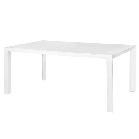 Dining Table Io White Aluminium 180 x 100 x 75 cm by BigBuy Home, Dining Tables - Ref: S8700671, Price: 482,63 €, Discount: %