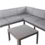 Mesa auxiliar Stella Gris Aluminio Cristal Templado 70 x 70 x 40 cm de BigBuy Garden, Mesas auxiliares - Ref: S8700672, Preci...