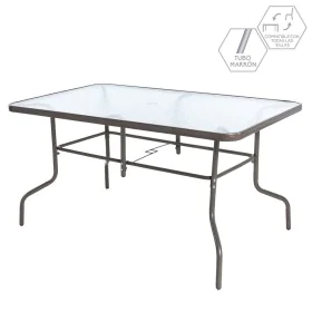 Mesa de Comedor Clasic Cristal Hierro 150 x 90 x 72 cm de BigBuy Garden, Mesas de comedor - Ref: S8700683, Precio: 116,90 €, ...