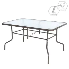 Table de Salle à Manger Clasic Verre Fer 150 x 90 x 72 cm de BigBuy Garden, Tables de jardin - Réf : S8700683, Prix : 116,90 ...