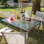 Dining Table Clasic Crystal Iron 150 x 90 x 72 cm by BigBuy Garden, Dining Tables - Ref: S8700683, Price: 116,90 €, Discount: %