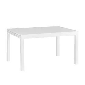 Table de Salle à Manger Thais Blanc Aluminium 135 x 90 x 74 cm de BigBuy Garden, Tables de jardin - Réf : S8700689, Prix : 52...