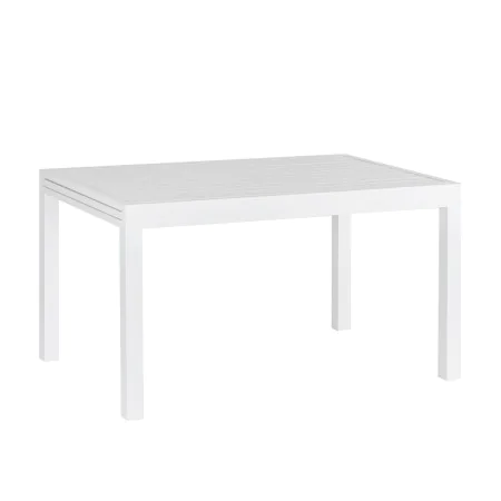 Table de Salle à Manger Thais Blanc Aluminium 135 x 90 x 74 cm de BigBuy Garden, Tables de jardin - Réf : S8700689, Prix : 52...