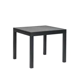 Dining Table Thais Graphite Aluminium 90 x 90 x 74 cm by BigBuy Garden, Dining Tables - Ref: S8700690, Price: 418,27 €, Disco...