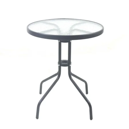 Dining Table Trivia Anthracite Steel 60 x 60 x 70 cm by BigBuy Garden, Dining Tables - Ref: S8700695, Price: 38,85 €, Discoun...