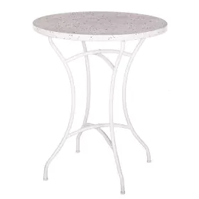 Mesa Terrazzo Mesa Blanco 60 x 60 x 72 cm de BigBuy Home, Mesas de café - Ref: S8700696, Precio: 122,25 €, Descuento: %