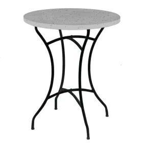 Table Terrazzo Table Noir 60 x 60 x 72 cm de BigBuy Home, Tables basses - Réf : S8700698, Prix : 122,25 €, Remise : %