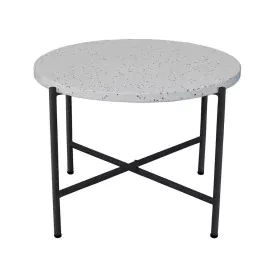 Side table Terrazzo Black 60 x 60 x 45 cm by BigBuy Home, Side Tables - Ref: S8700701, Price: 101,88 €, Discount: %