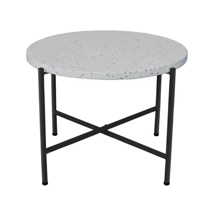 Table d'appoint Terrazzo Noir 60 x 60 x 45 cm de BigBuy Home, Tables de service - Réf : S8700701, Prix : 101,88 €, Remise : %