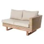 Garden sofa Patsy Wood Rattan 235 x 230 x 64,5 cm by BigBuy Outdoor, Sofas - Ref: S8700709, Price: 2,00 €, Discount: %