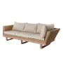 Garden sofa Patsy Wood Rattan 235 x 230 x 64,5 cm by BigBuy Outdoor, Sofas - Ref: S8700709, Price: 2,00 €, Discount: %