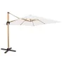 Sunshade Tiber Graphite Aluminium Teak 300 x 400 x 250 cm by BigBuy Outdoor, Parasols - Ref: S8700722, Price: 436,83 €, Disco...