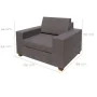 Chaise de jardin Io Marron Aluminium Textilène 110 x 88 x 70 cm de BigBuy Home, Fauteuils - Réf : S8700751, Prix : 557,70 €, ...