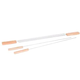 Barbecue Skewer Set Stainless steel 40 x 0,5 x 0,5 cm by BigBuy Garden, Barbecue Skewers - Ref: S8700760, Price: 6,72 €, Disc...