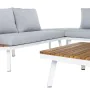 Canapé de jardin Saskia Blanc Bois Aluminium 260 x 70 x 70 cm de BigBuy Home, Canapés - Réf : S8700768, Prix : 446,87 €, Remi...