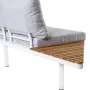 Garden sofa Saskia White Wood Aluminium 260 x 70 x 70 cm by BigBuy Home, Sofas - Ref: S8700768, Price: 477,26 €, Discount: %