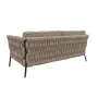 Canapé de jardin Rebecca Noir Marron Clair Aluminium 206 x 83 x 74 cm de BigBuy Home, Canapés - Réf : S8700786, Prix : 2,00 €...