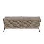 Divano da Giardino Rebecca Nero Marrone Chiaro Alluminio 206 x 83 x 74 cm di BigBuy Home, Divani - Rif: S8700786, Prezzo: 3,0...