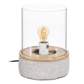 Lámpara de mesa LÁMPARAS INDUSTRIALES Gris Cristal Cemento 60 W 240V 19,5 x 19,5 x 25 cm de BigBuy Home, Lámparas de mesa y m...