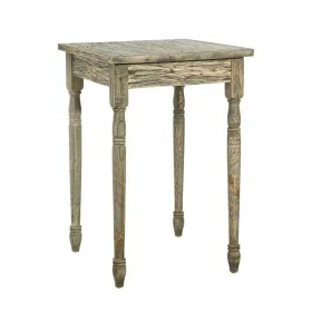 Side table Natural Grey Wood 60 x 60 x 90 cm by BigBuy Home, Side Tables - Ref: S8800061, Price: 121,57 €, Discount: %