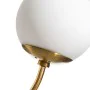 Lampada da Parete 24,8 x 24,8 x 42 cm Cristallo Dorato Metallo Bianco Vintage di BigBuy Home, Lampadario a braccia - Rif: S88...