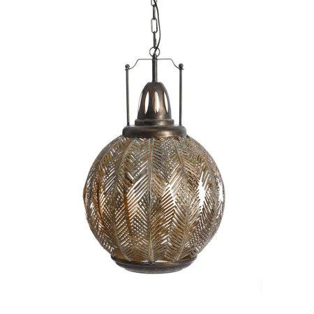 Candeeiro de teto Folhas Dourado Metal 45 x 45 x 70 cm de BigBuy Home, Iluminação suspensa - Ref: S8800209, Preço: 100,88 €, ...