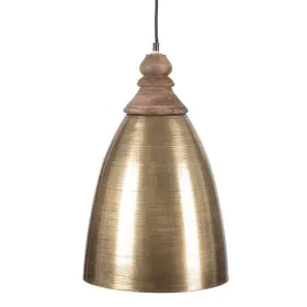 Candeeiro de teto Dourado Ferro 60 W 30 x 30 x 54 cm de BigBuy Home, Iluminação suspensa - Ref: S8800235, Preço: 60,17 €, Des...