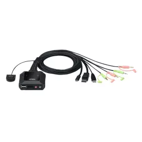 Switch KVM Aten CS52DP-AT 1,2 m de Aten, Commutateur KVM - Réf : M0315089, Prix : 123,54 €, Remise : %