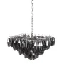 Candeeiro de teto 58 x 58 x 44 cm Cristal Metal Prata de BigBuy Home, Iluminação suspensa - Ref: S8800325, Preço: 416,68 €, D...