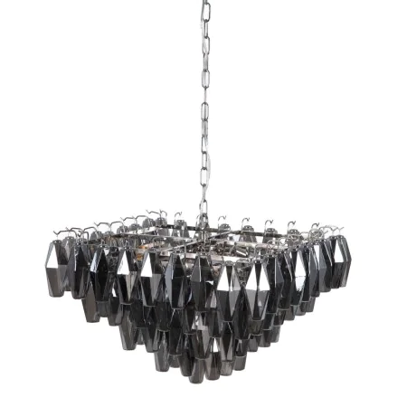 Deckenlampe 58 x 58 x 44 cm Kristall Metall Silber von BigBuy Home, Hänge- & Pendelleuchten - Ref: S8800325, Preis: 390,15 €,...