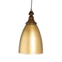 Ceiling Light 21 x 21 x 37 cm Golden Wood Iron 220 V Mango wood 240 V by BigBuy Home, Pendant Lights - Ref: S8800367, Price: ...