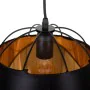 Ceiling Light Black Golden Metal 30 x 30 x 41 cm by BigBuy Home, Pendant Lights - Ref: S8800382, Price: 31,07 €, Discount: %