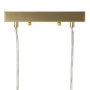 Candeeiro de teto 45 x 20 x 20 cm Cristal Dourado Metal Branco de BigBuy Home, Iluminação suspensa - Ref: S8800387, Preço: 74...