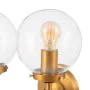 Wall Lamp 33 x 23,5 x 32,5 cm Crystal Golden Metal by BigBuy Home, Multi-armed Lights - Ref: S8800428, Price: 49,68 €, Discou...