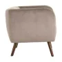 Armchair 81 x 73 x 70 cm Synthetic Fabric Wood Taupe by BigBuy Home, Chairs - Ref: S8800442, Price: 233,36 €, Discount: %