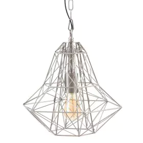 Lampadario 30 x 30 x 36 cm Metallo Argento di BigBuy Home, Lampade a sospensione - Rif: S8800485, Prezzo: 30,12 €, Sconto: %