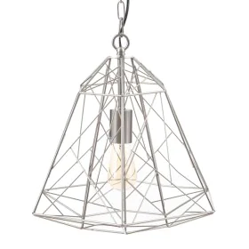 Deckenlampe Metall Silber 34 x 34 x 38 cm von BigBuy Home, Hänge- & Pendelleuchten - Ref: S8800486, Preis: 36,22 €, Rabatt: %