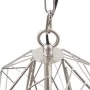 Candeeiro de teto Metal Prata 34 x 34 x 38 cm de BigBuy Home, Iluminação suspensa - Ref: S8800486, Preço: 34,76 €, Desconto: %