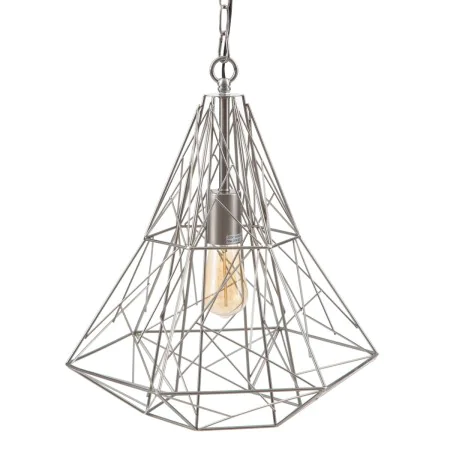 Ceiling Light Metal Silver 35 x 35 x 45 cm by BigBuy Home, Pendant Lights - Ref: S8800487, Price: 35,73 €, Discount: %