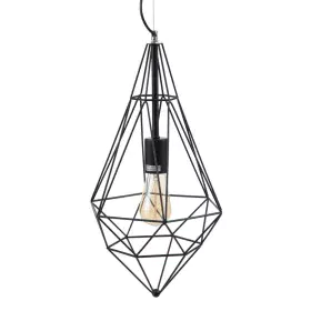 Suspension Noir Métal 26 x 26 x 46 cm de BigBuy Home, Suspensions - Réf : S8800491, Prix : 26,95 €, Remise : %