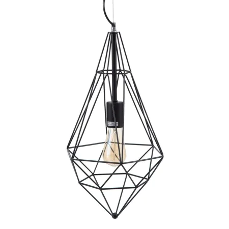 Candeeiro de teto Preto Metal 26 x 26 x 46 cm de BigBuy Home, Iluminação suspensa - Ref: S8800491, Preço: 28,07 €, Desconto: %