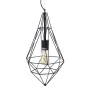 Candeeiro de teto Preto Metal 26 x 26 x 46 cm de BigBuy Home, Iluminação suspensa - Ref: S8800491, Preço: 28,07 €, Desconto: %