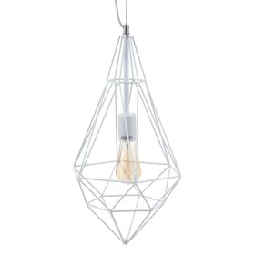 Ceiling Light Metal 26 x 26 x 46 cm White by BigBuy Home, Pendant Lights - Ref: S8800499, Price: 35,40 €, Discount: %