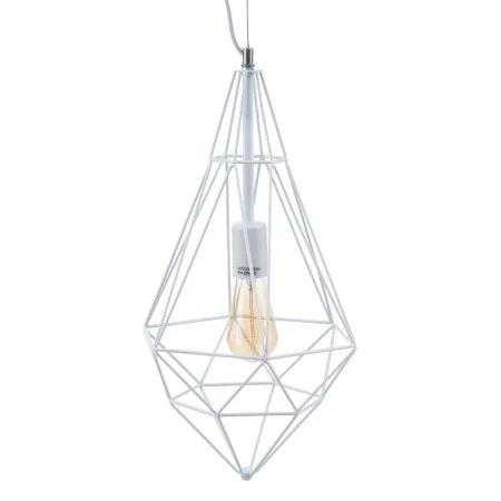 Ceiling Light Metal 26 x 26 x 46 cm White by BigBuy Home, Pendant Lights - Ref: S8800499, Price: 35,40 €, Discount: %